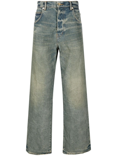 Purple Brand Relaxed Fit `vintage Dirty` Jeans In Blue