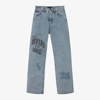 DOLCE & GABBANA LIGHT BLUE DG VIBE DENIM JEANS