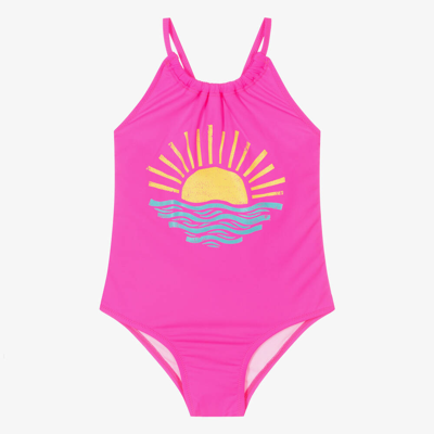 Hatley Babies' Girls Pink Sunrise Swimsuit (upf50+)