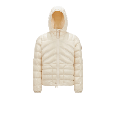 Moncler Collection Chiwen Short Down Jacket White In Blanc