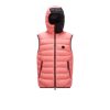 MONCLER COLLECTION NUBIERA DOWN GILET, PINK, SIZE: 4