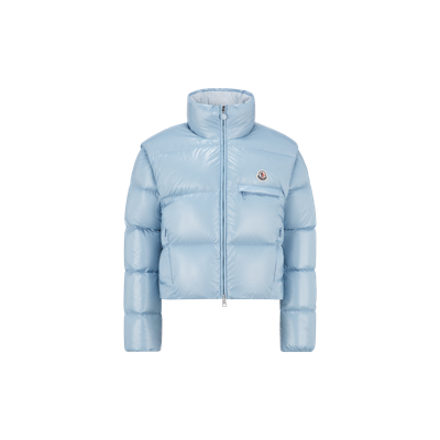 Moncler Collection Almo Short Down Jacket Blue