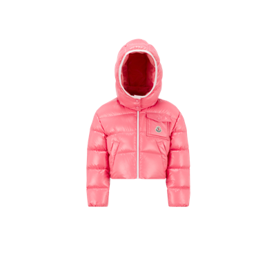 Moncler Kids' Andro Down Jacket Pink In Rose