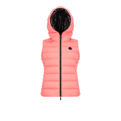 Moncler Collection Aliterse Down Vest Pink In Rose