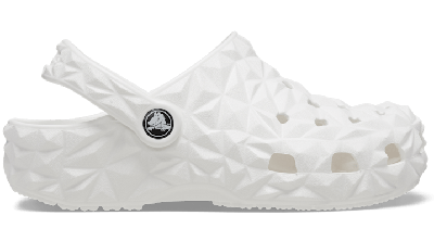 Crocs Kids' Classic Geometric Clog In White