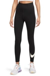 Nike Women's  Sportswear Classics High-waisted Graphic Leggings In Black/black