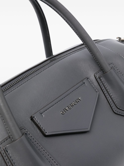 Givenchy Medium Antigona Tote Bag In Gray