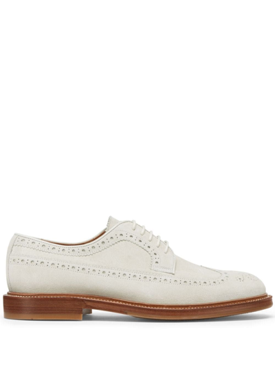 Brunello Cucinelli Derby In White