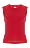 Flore Flore Esmé Organic Cotton Tank Top In Red