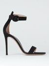 Gianvito Rossi Sandali Con Cinturino Alla Caviglia In Black