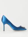 Manolo Blahnik Pumps  Woman Color Blue