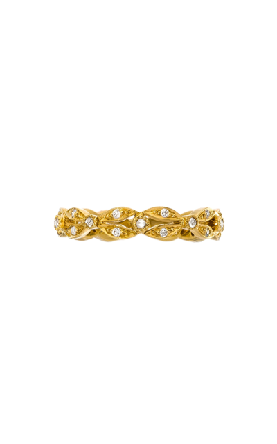 Sethi Couture The Garland 18k Yellow Gold Diamond Ring