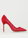 Manolo Blahnik Shoes  Woman Color Red In Red
