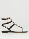 Valentino Garavani Flat Sandals  Woman Color Black