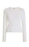 Flore Flore Ssense Exclusive White Max Long Sleeve T-shirt