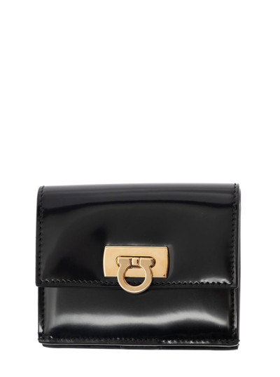 Ferragamo Salvatore  French Wallet Accessories In Black