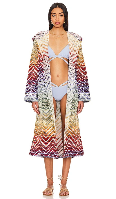 Missoni Tolomeo Hooded Bathrobe In N,a