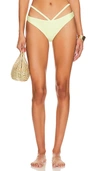 Simkhai Emmalynn Strappy Bikini Bottom In Luminary