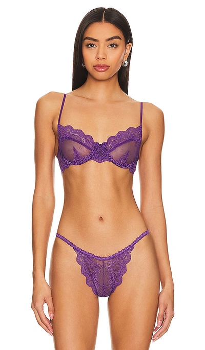 Only Hearts So Fine Lace Underwire Bra In Crocus