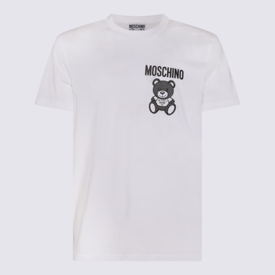 MOSCHINO MOSCHINO WHITE COTTON T-SHIRT