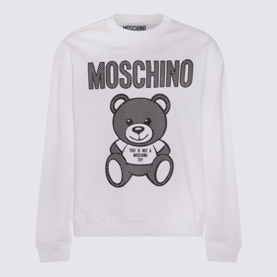 Moschino White Cotton Sweatshirt