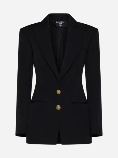 Balmain Blazer In Black