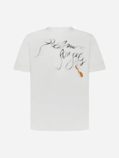 Palm Angels T-shirts In Off,white,black