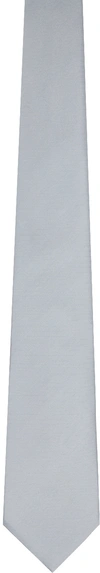TOM FORD GRAY SOLID TWILL TIE