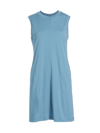 Atm Anthony Thomas Melillo Women's Cotton Jersey Sleeveless Minidress In Antique Blue
