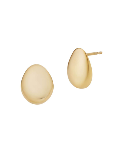 Oradina Women's 14k Yellow Gold Madison Avenue Studs