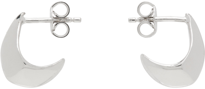 Lemaire Silver Micro Drop Earrings In Bk927 Silver