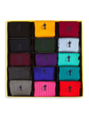 LONDON SOCK COMPANY MEN'S SIMPLY SARTORIAL 15-PIECE RIBBED SOCK GIFT BOX