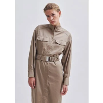 Second Female Milas Shirt Dress In Brown
