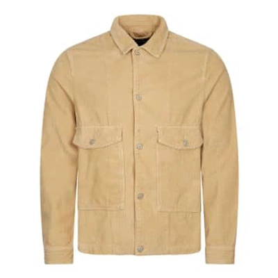 Paul Smith Cord Overshirt In Neutrals