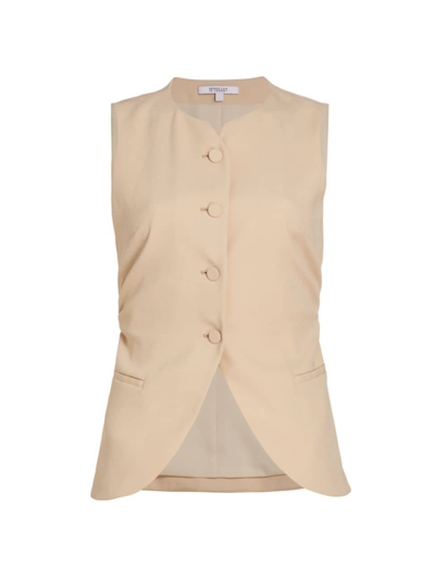 Derek Lam 10 Crosby Henriette Suiting Waistcoat In Champagne