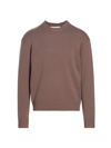 Frame Men's Cashmere Crewneck Sweater In Dry Rose