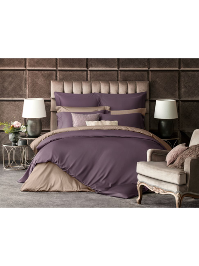 Togas Sensa Duvet Cover & Sham Collection In Plum