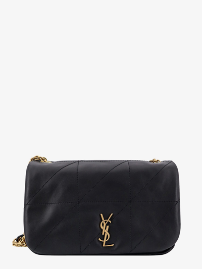 Saint Laurent Jamie Small Quilted Leather Shoulder Bag In Black