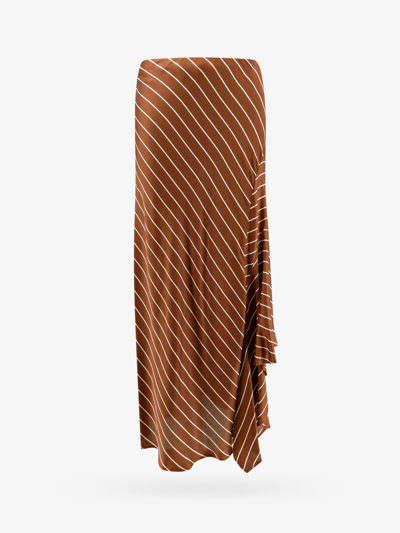 Semicouture Skirt In Brown