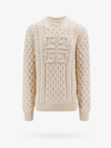 Givenchy 4g Knit Sweater In Beige