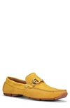Donald Pliner Dacio Perforated Bit Loafer In Sungold