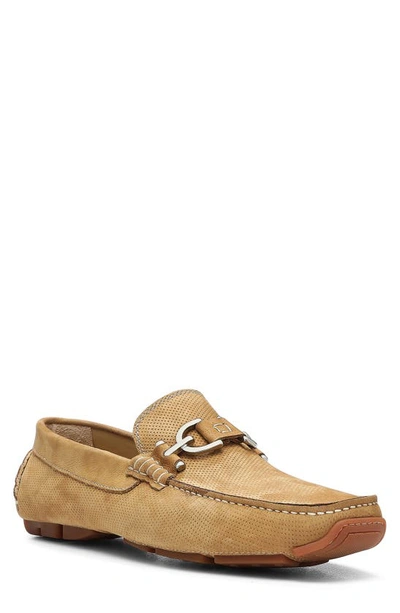 Donald Pliner Dacio Perforated Bit Loafer In Sand