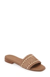 Kaanas Ayla Slide Sandal In Coffee