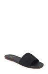 Kaanas Mallow Slide Sandal In Black
