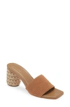 Kaanas Amber Slide Sandal In Caramel