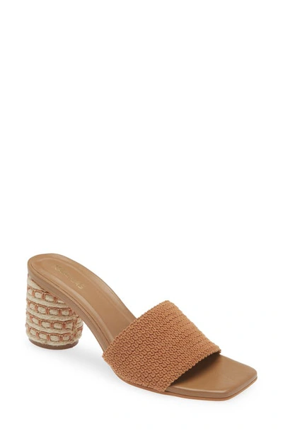 Kaanas Amber Slide Sandal In Caramel