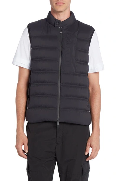 Moncler Oserot Water Repellent Down Puffer Vest In Black