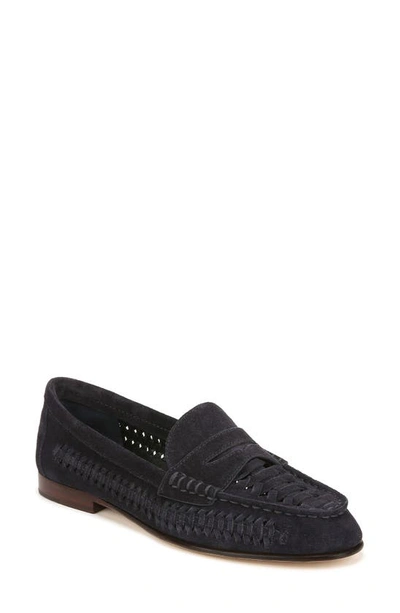 VERONICA BEARD WOVEN PENNY LOAFER