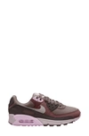 Nike Air Max 90 Sneaker In Smokey Mauve/platinu