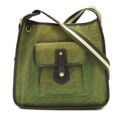 Pre-owned Louis Vuitton Besace Green Canvas Shopper Bag ()